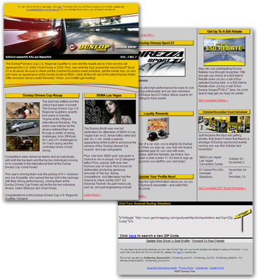 Dunlop Tires Special Equipment Marketing Association